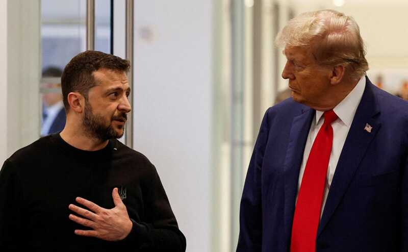 Зеленский в Риме попросил Трампа продолжать поддерживать мирные инициативы