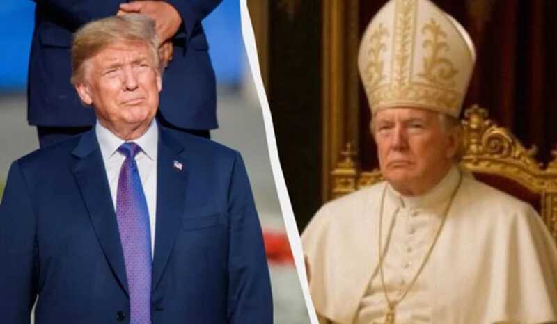 Католики в США выразили недовольство из-за фотографии Трампа в папском одеянии