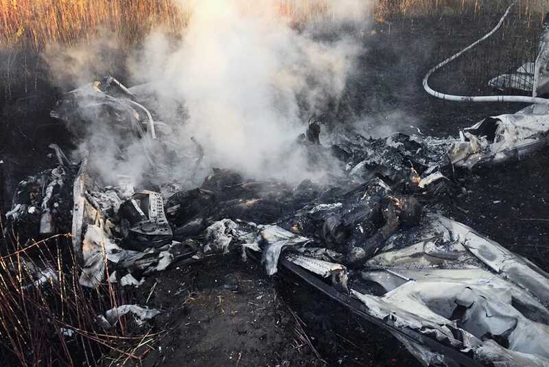 В Подмосковье при аварии легкомоторного самолёта погибли четыре человека
